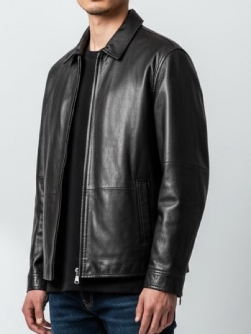 Calvin Klein Black Leather Jacket